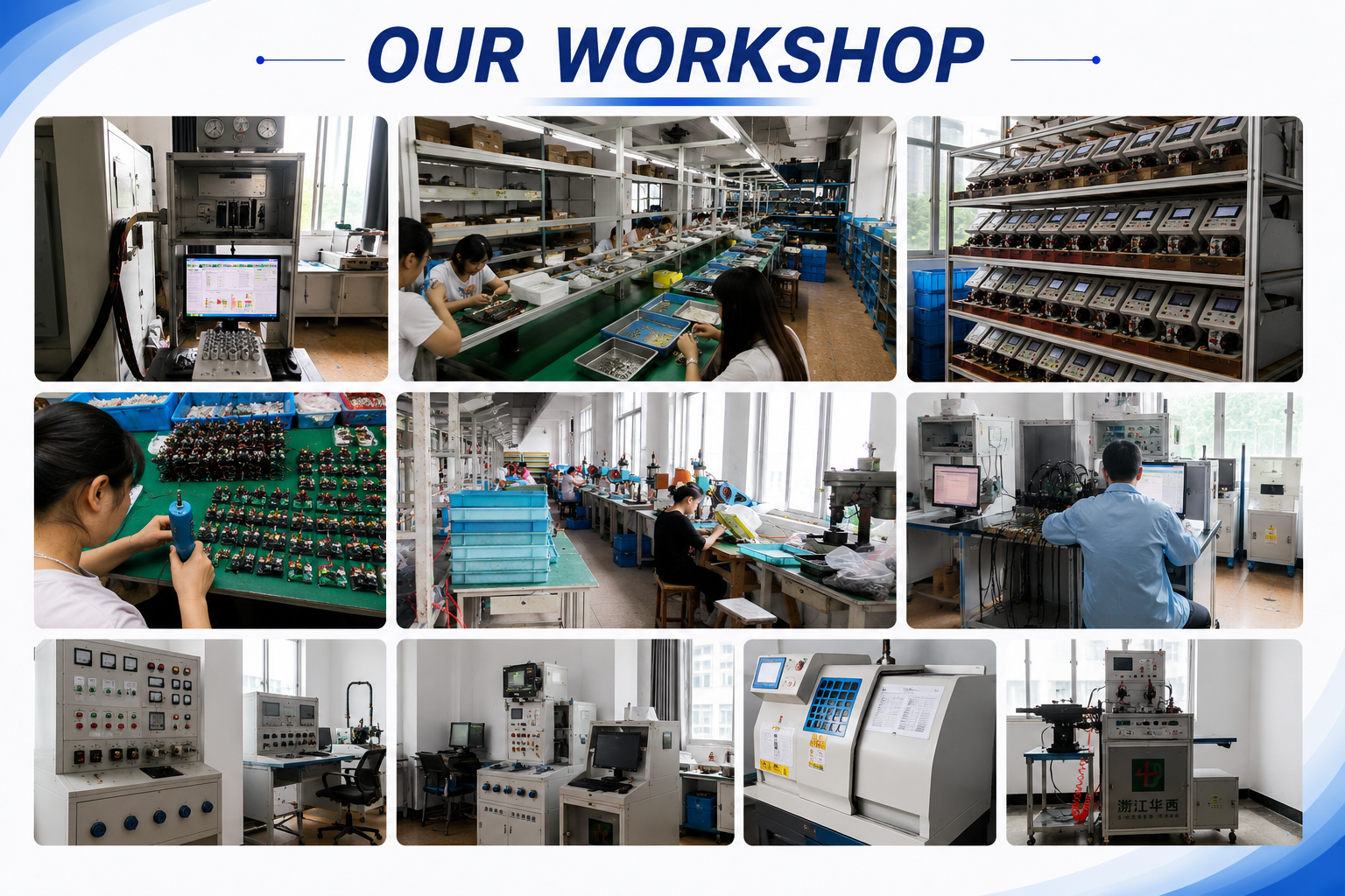 Instalaciones de fabricación modernas de Huaxi